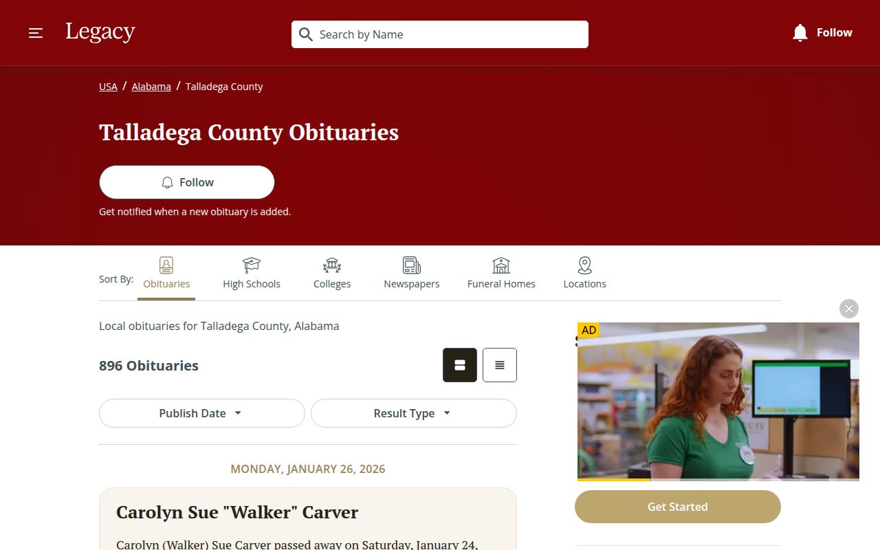 Talladega County Probate Court online services