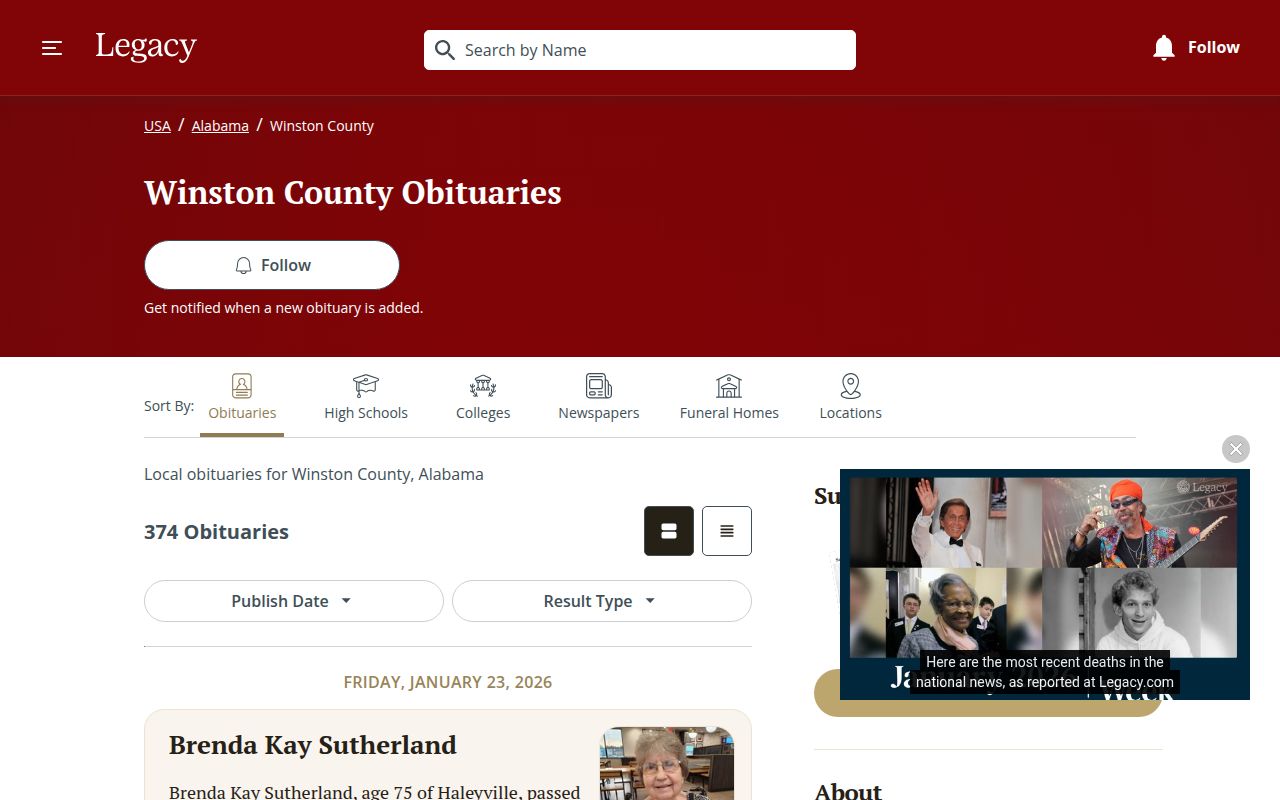 Winston County Probate Court and Archives